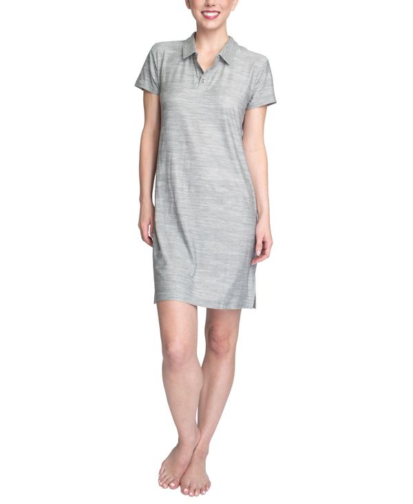 送料無料 サイズ交換無料 ヘインズ レディース トップス ポロシャツ 2021最新のスタイル Sleep Shirt Grey Women's 世界的に Polo