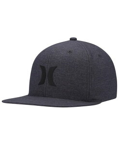 �n�[���[ �����Y �A�N�Z�T���[ �X�q Hurley Men's Heather Black Phantom Core Snapback Hat Heathered Black �u���b�N