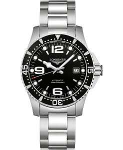 �����W�� �����Y �A�N�Z�T���[ �r���v T�V���c Longines Men's Swiss Automatic HydroConquest Stainless Steel Bracelet Watch 41mm No Color
