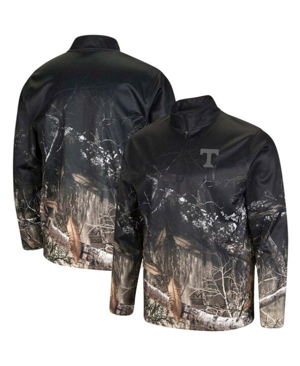 楽天市場 コロシアム メンズ ジャケット ブルゾン アウター Men S Black Realtree Camo Tennessee Volunteers Big And Tall Creek Quarter Zip Jacket Black Realtree Camo Revida 楽天市場店