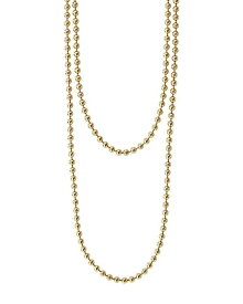 ラゴス レディース ネックレス・チョーカー・ペンダントトップ アクセサリー Caviar Gold Collection 18K Gold Ball Chain Necklace 34 Gold