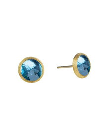 マルコ ビチェゴ レディース ピアス・イヤリング アクセサリー Jaipur Blue Topaz Stud Earrings Blue/Gold