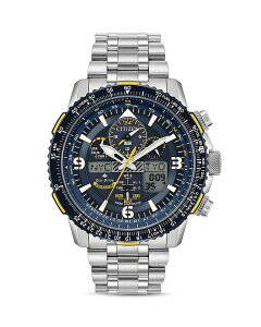 �V�`�Y�� ���f�B�[�X �A�N�Z�T���[ �r���v Citizen Promaster Blue Angels Skyhawk A-T Eco-Drive Chronograph 46mm Black/Silver �u���b�N