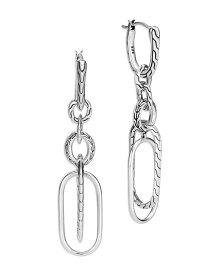 ジョン・ハーディー レディース ピアス・イヤリング アクセサリー Sterling Silver Classic Chain Multi Loop Drop Earrings Silver