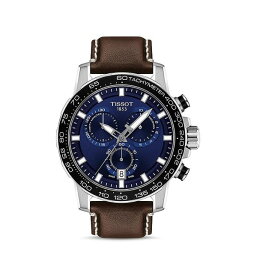 ティソット メンズ 腕時計 アクセサリー Supersport GTS Chronograph 45.5mm Blue/Brown