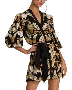 �A���X�A���h�I���r�A ���f�B�[�X �g�b�v�X �V���c �~�j Alice and Oliviantoinette Mini Shirt Dress Noir Elegance Off White �I�t�z���C�g