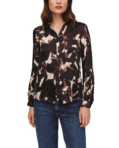 �x���_�[�� ���f�B�[�X �g�b�v�X �V���c �v�����g Bella Dahl Printed Rounded Hem Shirt Shadow Floral Print