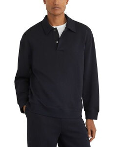 ���C�X �����Y �A�E�^�[ �p�[�J�[�E�X�E�F�b�g �|���V���c REISS Brooks Interlock Polo Sweatshirt Black �u���b�N