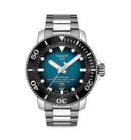 ティソット メンズ 腕時計 アクセサリー Seastar 2000 Professional Watch 46mm Aqua/Silver