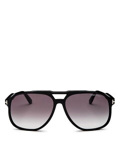 gEtH[h Y TOXEACEFA ANZT[ Men's Raoul Brow Bar Aviator Sunglasses 62mm Shiny Black/Smoke