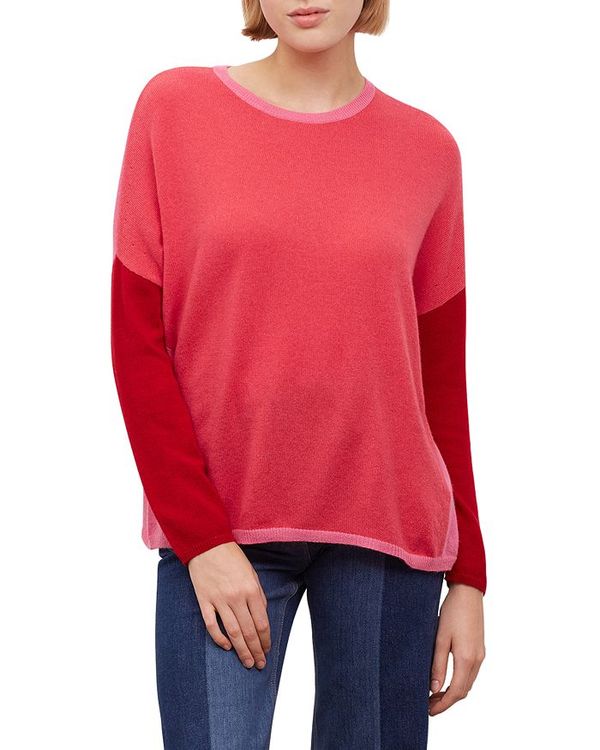 ジェラルド・ダレル レディース ニット・セーター アウター Lucie Color Blocked Cashmere Sweater Pink セーター
