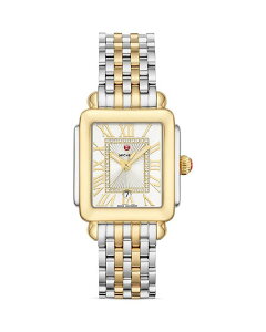 �~�b�V�F�� ���f�B�[�X �A�N�Z�T���[ �r���v MICHELE Deco Madison Mid Watch 29x31mm White/Two Tone �z���C�g