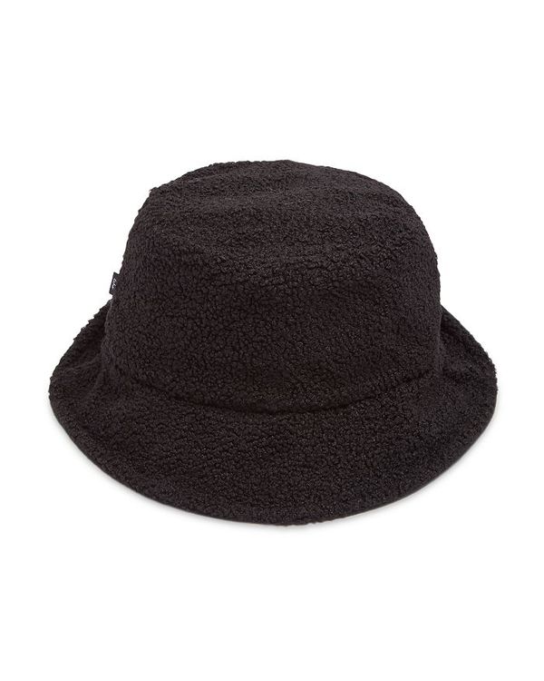 送料無料 現金特価 サイズ交換無料 エコー レディース 定番 アクセサリー 帽子 Fur Bucket Hat Faux Black Reversible