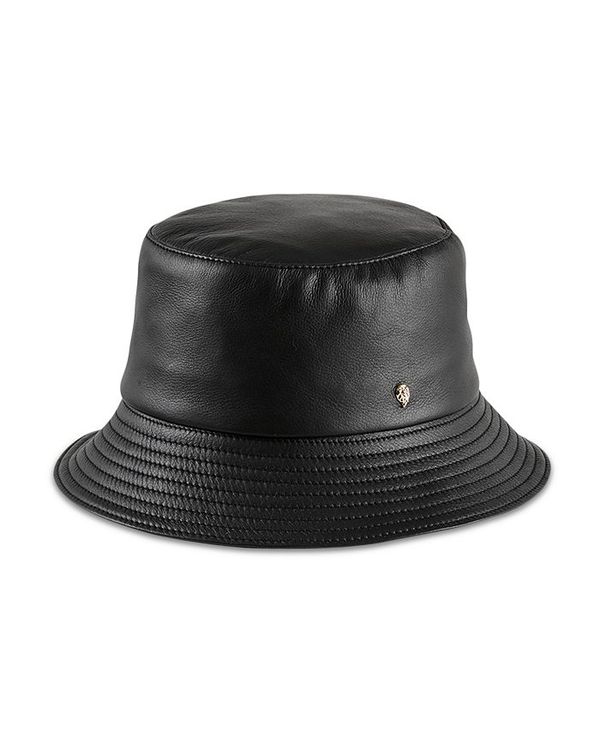 工場直送 選択 送料無料 サイズ交換無料 ヘレンカミンスキー レディース アクセサリー 帽子 Black Orianna Leather Bucket Hat nafuu.co.tz nafuu.co.tz