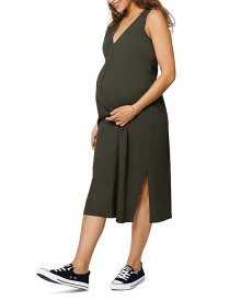 イングリッド&イザベル レディース ワンピース トップス Everywear Maternity Column Dress Olive