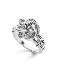 ���S�X ���f�B�[�X �A�N�Z�T���[ �����O LAGOS Sterling Silver Love Knot Ring Silver �V���o�[
