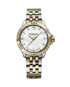���C�����h �E�B�� ���f�B�[�X �A�N�Z�T���[ �r���v Raymond Weil Tango Two Tone Watch with Diamonds 30mm White/Gold �z���C�g