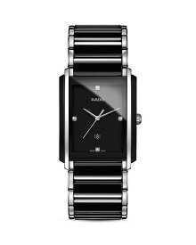 ラド レディース 腕時計 アクセサリー Integral Watch, 31 x 41.1mm Black