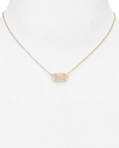 PhXRbg fB[X ANZT[ lbNXE`[J[Ey_ggbv [X Kendra Scott Signature Elisa Necklace 15" Rose Quartz/Gold S[h