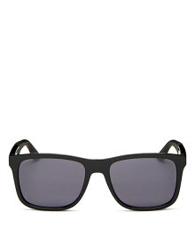 サルヴァトーレ フェラガモ メンズ サングラス・アイウェア アクセサリー Men's Square Sunglasses, 56mm Black/Blue