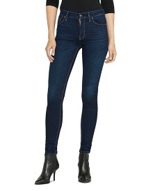 ハドソン レディース デニムパンツ ボトムス Barbara High Rise Super Skinny Jeans in Requiem Requiem