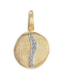 マルコ ビチェゴ レディース ネックレス・チョーカー・ペンダントトップ アクセサリー 18K White & Yellow Gold Jaipur Diamond Disc Pendant Gold/White