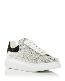 アレキサンダー・マックイーン メンズ スニーカー シューズ Men's Oversized Crystal Embellishment Sneakers White/Black