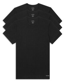 カルバンクライン メンズ Tシャツ トップス Short-Sleeve Crewneck Tee - Pack of 3 Black