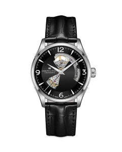 n~g fB[X ANZT[ rv Hamilton Jazzmaster Open Heart Watch 42mm Black ubN