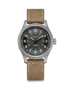 �n�~���g�� ���f�B�[�X �A�N�Z�T���[ �r���v Hamilton Titanium American Classic Watch 42mm Black/Brown �u���b�N