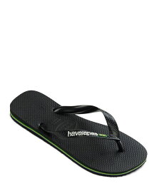 ハワイアナス メンズ サンダル シューズ Men's Brazil Flip Flops Brazil Black