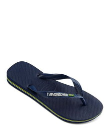 ハワイアナス メンズ サンダル シューズ Men's Brazil Flip Flops Navy Blue