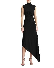 ホルストンヘリテイジ レディース ワンピース トップス Layla Asymmetric Midi Dress Jet Black