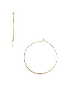 ANA fB[X ANZT[ sAXECO AQUA Sterling Silver Large Hoop Earrings - 100% Exclusive Gold S[h
