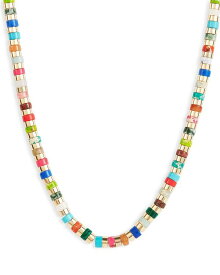 ケネスジェイレーン レディース ネックレス・チョーカー・ペンダントトップ アクセサリー Rainbow Stone Strand Necklace, 18" Multi/Gold