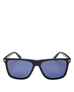 gEtH[h fB[X TOXEACEFA ANZT[ Unisex Fletcher Square Sunglasses, 57mm Black/Blue