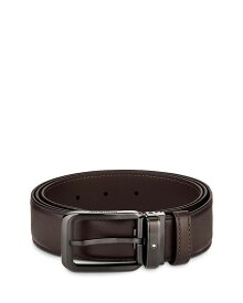 モンブラン メンズ ベルト アクセサリー Leather Belt Brown