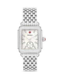 �~�b�V�F�� ���f�B�[�X �A�N�Z�T���[ �r���v MICHELE Deco Mid Watch 29mm White/Silver �z���C�g