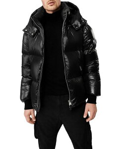 �}�b�J�[�W�� �����Y �A�E�^�[ �W���P�b�g�E�u���]�� �W���P�b�g Mackage Kent Hooded Puffer Jacket Black �u���b�N