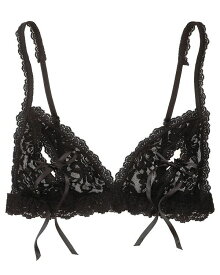 ハンキーパンキー レディース ブラジャー アンダーウェア After Midnight Peekaboo Bows Bralette Black