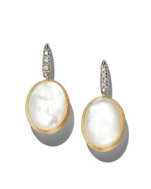 マルコ ビチェゴ レディース ピアス・イヤリング アクセサリー 18K Two Tone Gold Siviglia Diamond & Mother Of Pearl Drop Earrings - 150th Anniversary Exclusive White/Gold