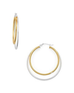 ANA fB[X ANZT[ sAXECO AQUA Double Hoop Earrings in 18K Gold-Plated Sterling Silver and Sterling Silver - 100% Exclusive Two Tone S[h