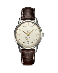 W fB[X rv ANZT[ Longines Heritage Watch, 38.5mm Beige/Brown