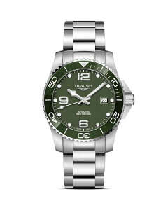W fB[X rv ANZT[ HydroConquest Watch, 41mm Green/Silver