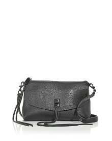 レベッカミンコフ レディース ショルダーバッグ バッグ Darren Leather Crossbody Black