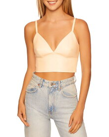 スサナモナコ レディース シャツ トップス Faux Leather Crop Top Blanched A