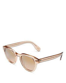 オリバーピープルズ レディース サングラス・アイウェア アクセサリー Oliver Peoples Cary Grant Round Sunglasses, 48mm Pink/Pink Gradient