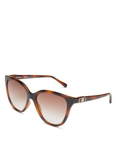 T@g[ tFK fB[X TOXEACEFA ANZT[ Cat Eye Sunglasses, 57mm Tortoise/Borwn Gradient