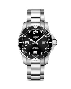 W fB[X rv ANZT[ HydroConquest Watch, 41mm Black/Silver