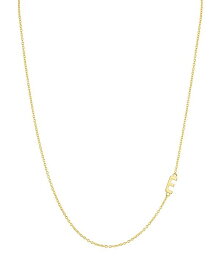 アルジェントヴィーヴォ レディース アクセサリー ネックレス・チョーカー・ペンダントトップ Argento Vivo Asymmetrical Initial Necklace in 18K Gold-Plated Sterling Silver,...